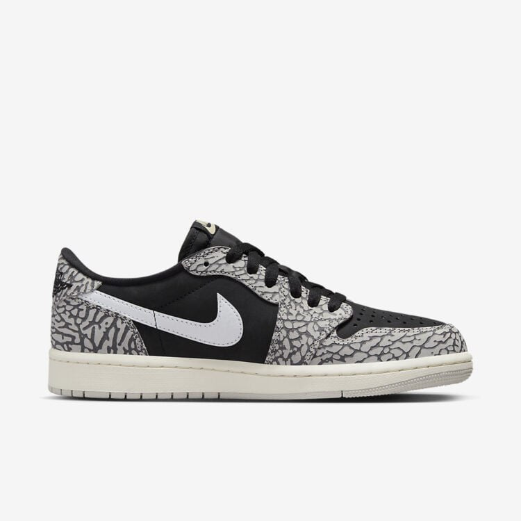 Air Jordan 1 Low OG Black Cement  A119 Ürün ikincil görseli