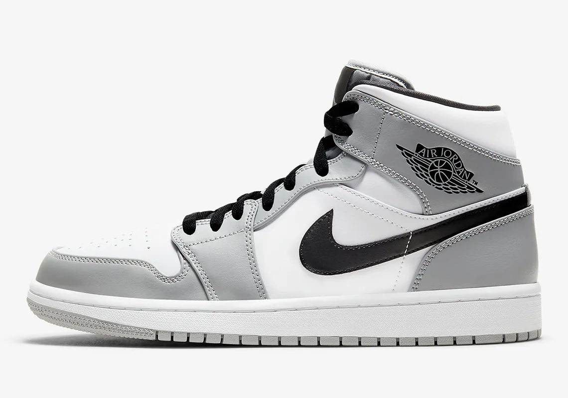 Nike Air Jordan 1 Mid Light Smoke Grey  A145 Ürün ikincil görseli
