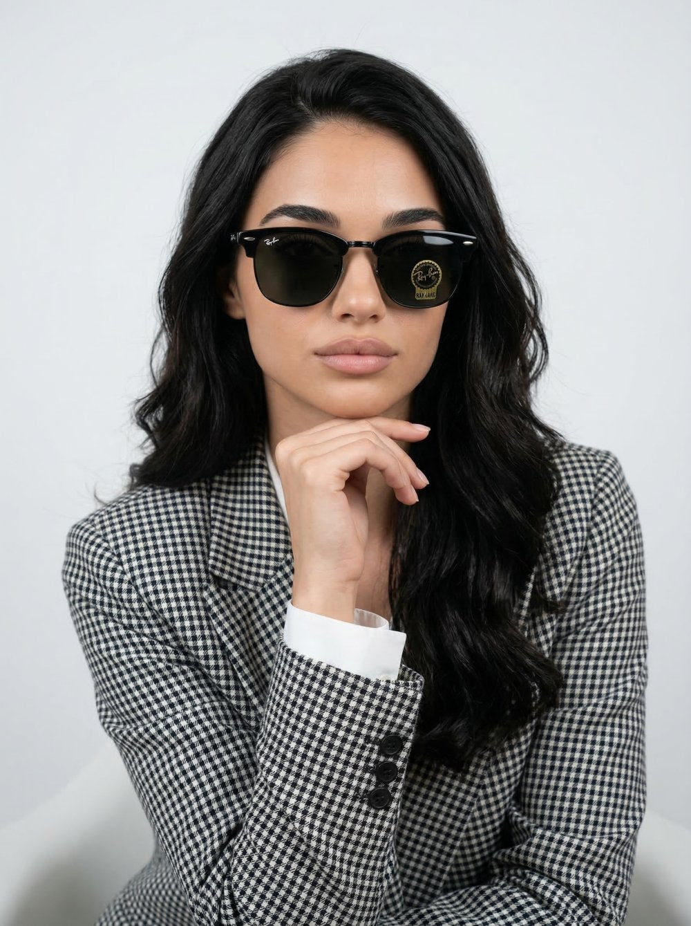 Rayban Clubmaster Siyah  İthal Kadın Güneş Gözlüğü G3869-VLL Ürün ana görseli