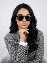 Rayban Clubmaster Siyah  İthal Kadın Güneş Gözlüğü G3869-VLL yorum görseli