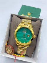 Rolex Oyster Perpetual Yeşil Kadran Kol Saati  S626 yorum görseli