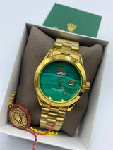 Rolex Oyster Perpetual Yeşil Kadran Kol Saati  S626 yorum görseli