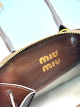 Miu Miu AVENTURE NAPPA TOP HANDLE BAG BORDO KADIN ÇANTA yorum görseli