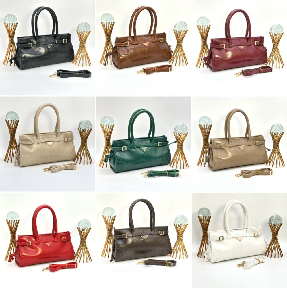 PRADA ANAMEL TRİANGLE LOGO TOTE BAG BLACK Ürün ikincil görseli
