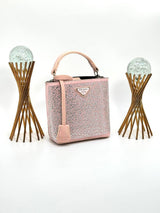 PRADA PANİER CRYSTAL SATİN BAG NEW MODEL PİNK yorum görseli
