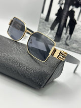 Miu Miu Yeni Sezon Gold Unisex Güneş Gözlüğü  G1997-VLL yorum görseli
