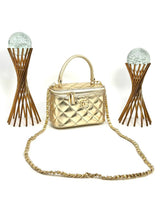 Chanel Vanity Case With Miror Metalik Gold Kadın Çanta VLT327 yorum görseli
