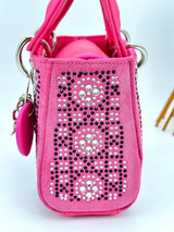Christian Dior Lady Mini Satin Pembe Kadın Çanta VLT394 yorum görseli