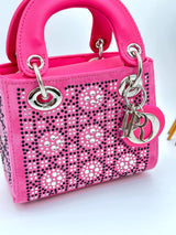 Christian Dior Lady Mini Satin Pembe Kadın Çanta VLT394 yorum görseli
