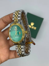 Rolex Datejust Gold Gümüş Yeşil Kadran Erkek Kol Saat S916 yorum görseli