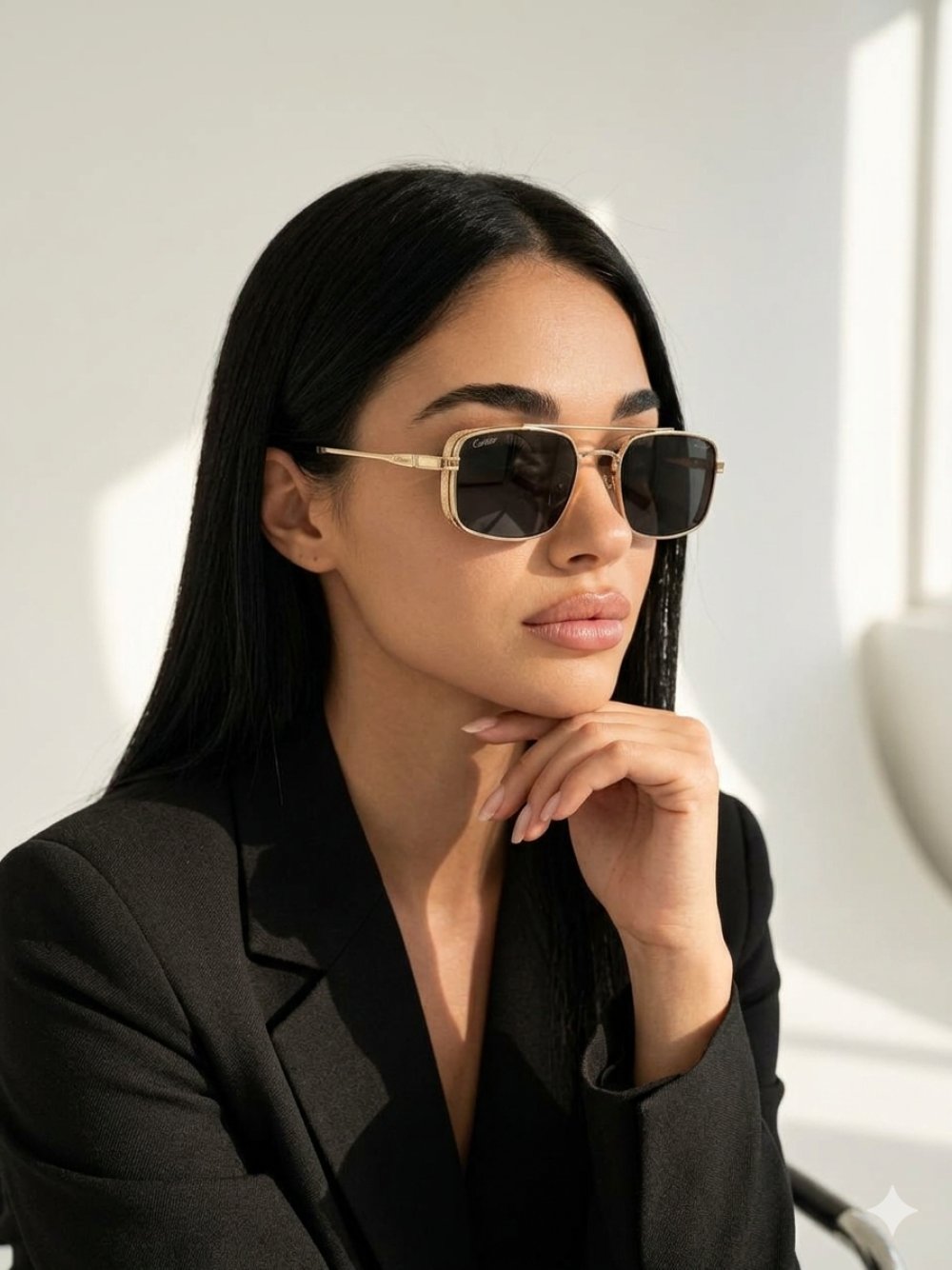 Cartier Gold-Sİyah İthal Unisex Gözlük G4004-ILY Ürün ikincil görseli