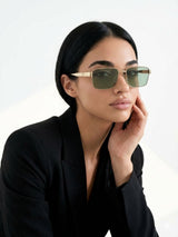 Celine Yeşil İthal Unisex Gözlük G4026-ILY yorum görseli