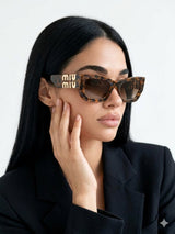 Miu Miu Leopar İthal Kadın Gözlük G4172-VLL yorum görseli