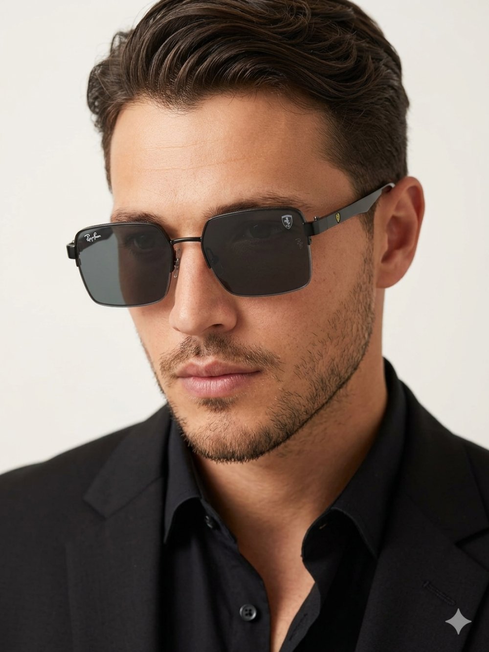 Rayban Ferrari Siyah Kırmızı Sap İthal Unisex Gözlük G4234-VLL Ürün ikincil görseli