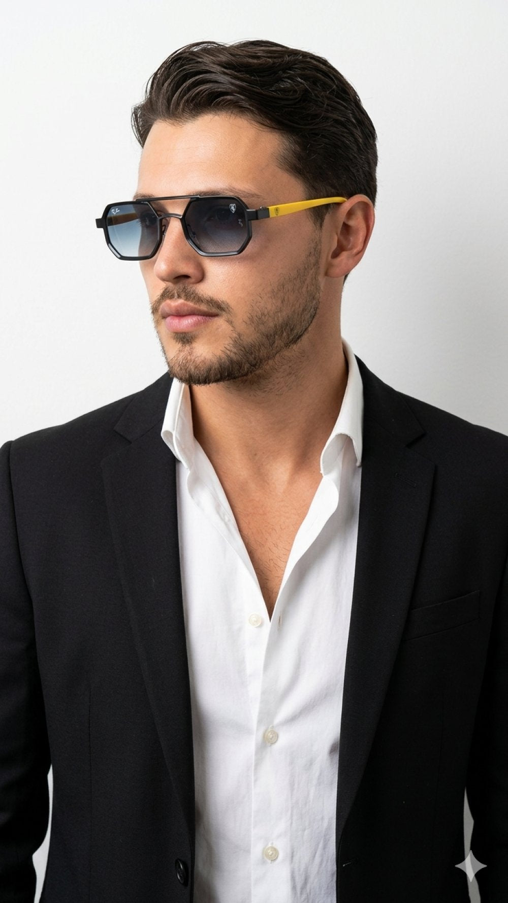 Rayban Ferrari Sarı Saplı İthal Unisex Gözlük G4250-VLL Ürün ikincil görseli