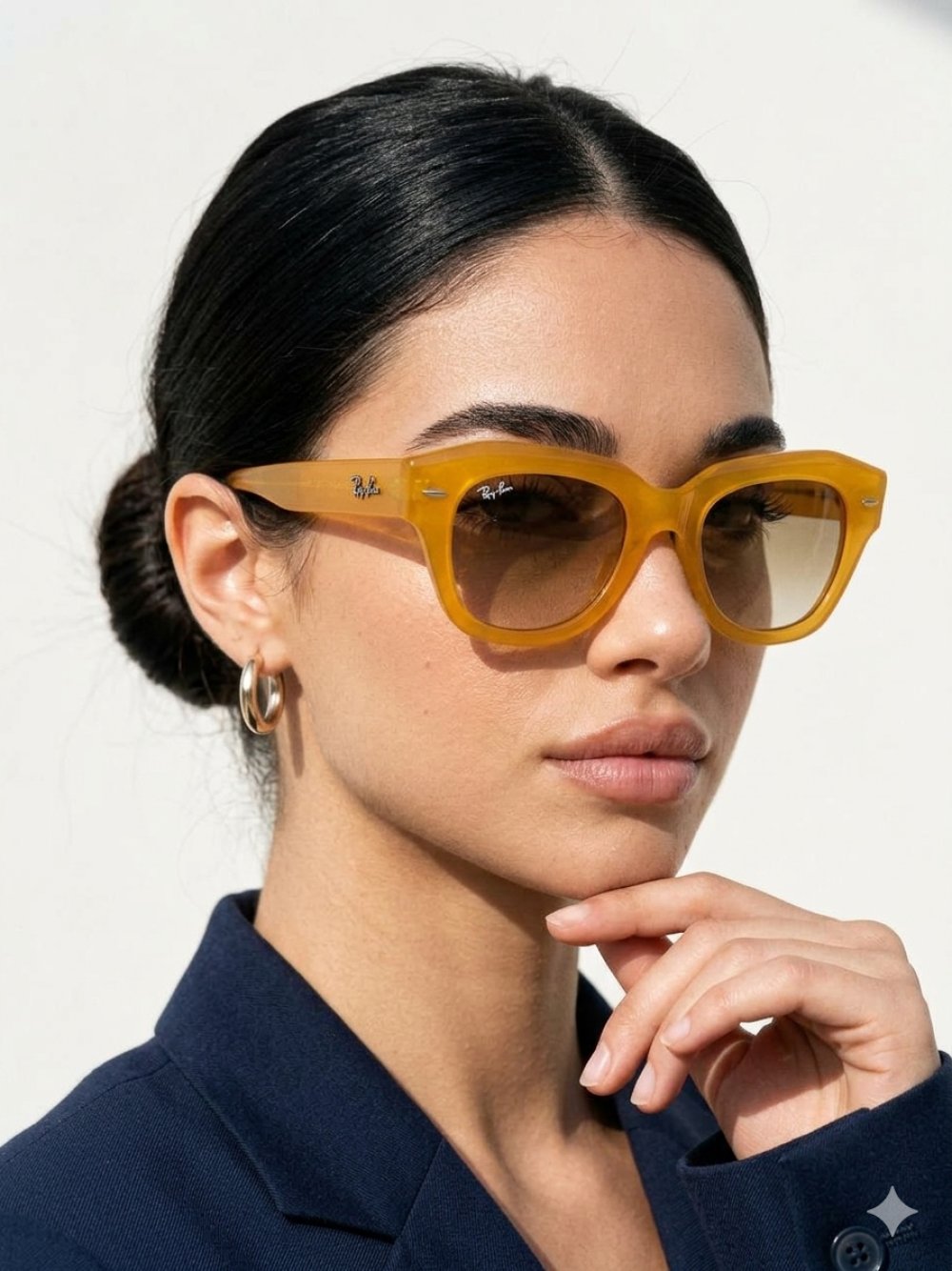 Rayban 2186 State Street Turuncu ithal Unisex Gözlük G4356-VLL Ürün ikincil görseli