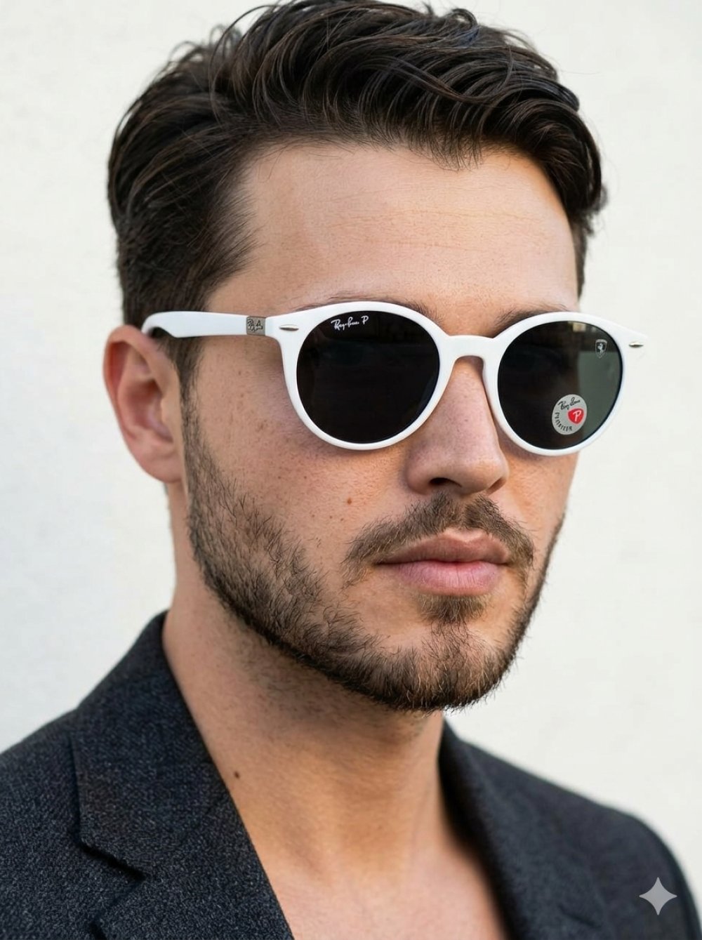 Rayban Ferrari Beyaz Mavi Saplı İthal Unisex Gözlük G4360-VLL Ürün ikincil görseli