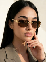 Cartier Kahverengi İthal Unisex Güneş Gözlüğü G4400-VLL yorum görseli