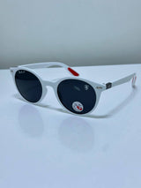 Ray-Ban Scuderia Ferrari Round Beyaz-Kırmızı Sap Unisex Gözlük G4405-VLL yorum görseli
