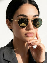 Rayban Round Flat Lenses İthal Kadın Gözlük G4407-VLL yorum görseli