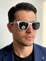 Ray-Ban Scuderia Ferrari  Beyaz Mavi Saplı İthal Unisex Gözlük G4411-VLL yorum görseli