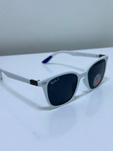 Ray-Ban Scuderia Ferrari  Beyaz Mavi Saplı İthal Unisex Gözlük G4411-VLL yorum görseli