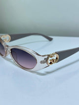 Gucci Oval Frame Crystal Nude İthal Kadın Gözlük G4450-VLL yorum görseli