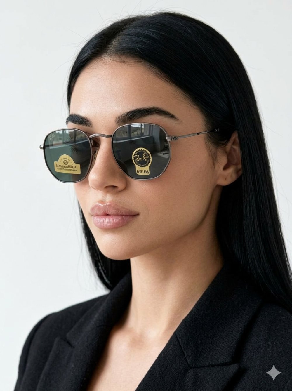 Rayban  Hexagonal Classic İthal Siyah Unisex Gözlük G4457-VLL Ürün ikincil görseli