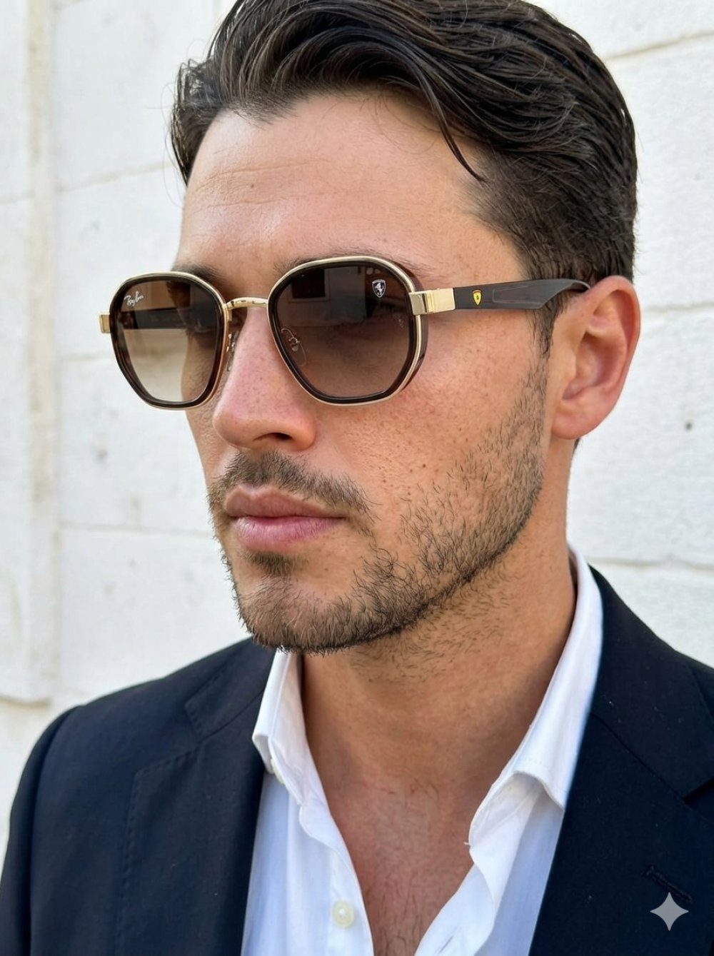 Rayban Ferrari Kahverengi İthal Unisex Gözlük G4462-VLL