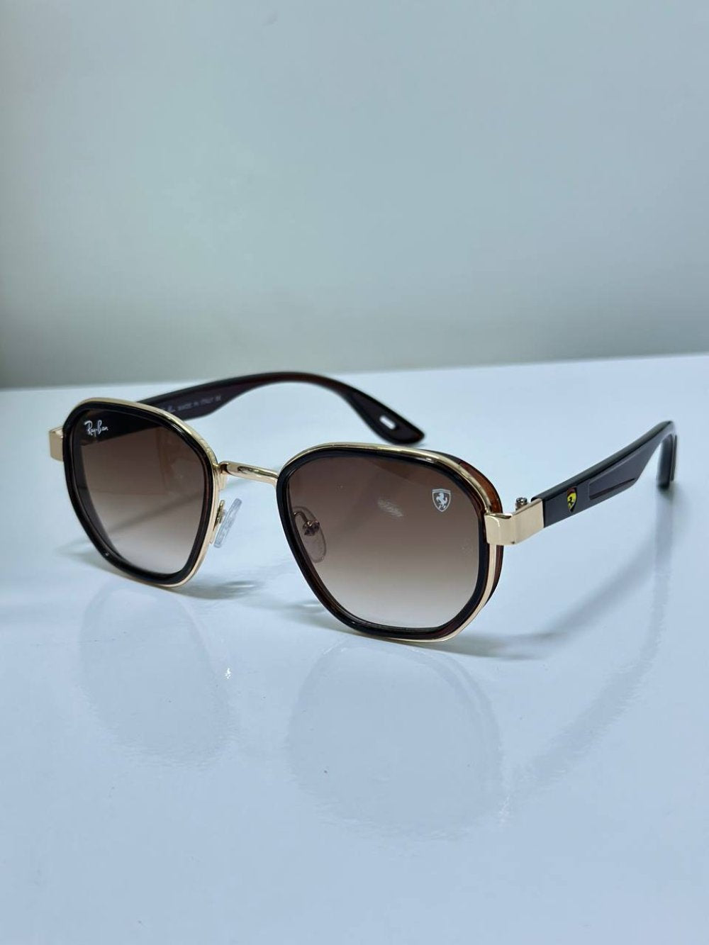 Rayban Ferrari Kahverengi İthal Unisex Gözlük G4462-VLL