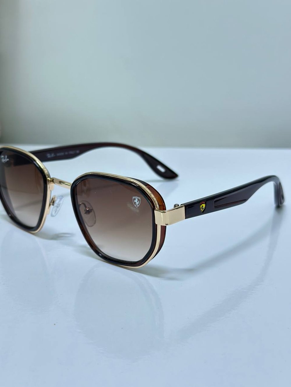 Rayban Ferrari Kahverengi İthal Unisex Gözlük G4462-VLL