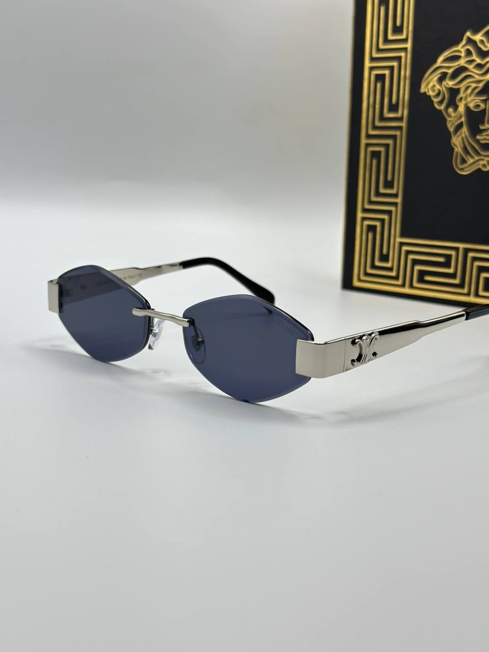 Celine Oval Rimless Gümüş İthal Kadın Gözlük G4465-VLL