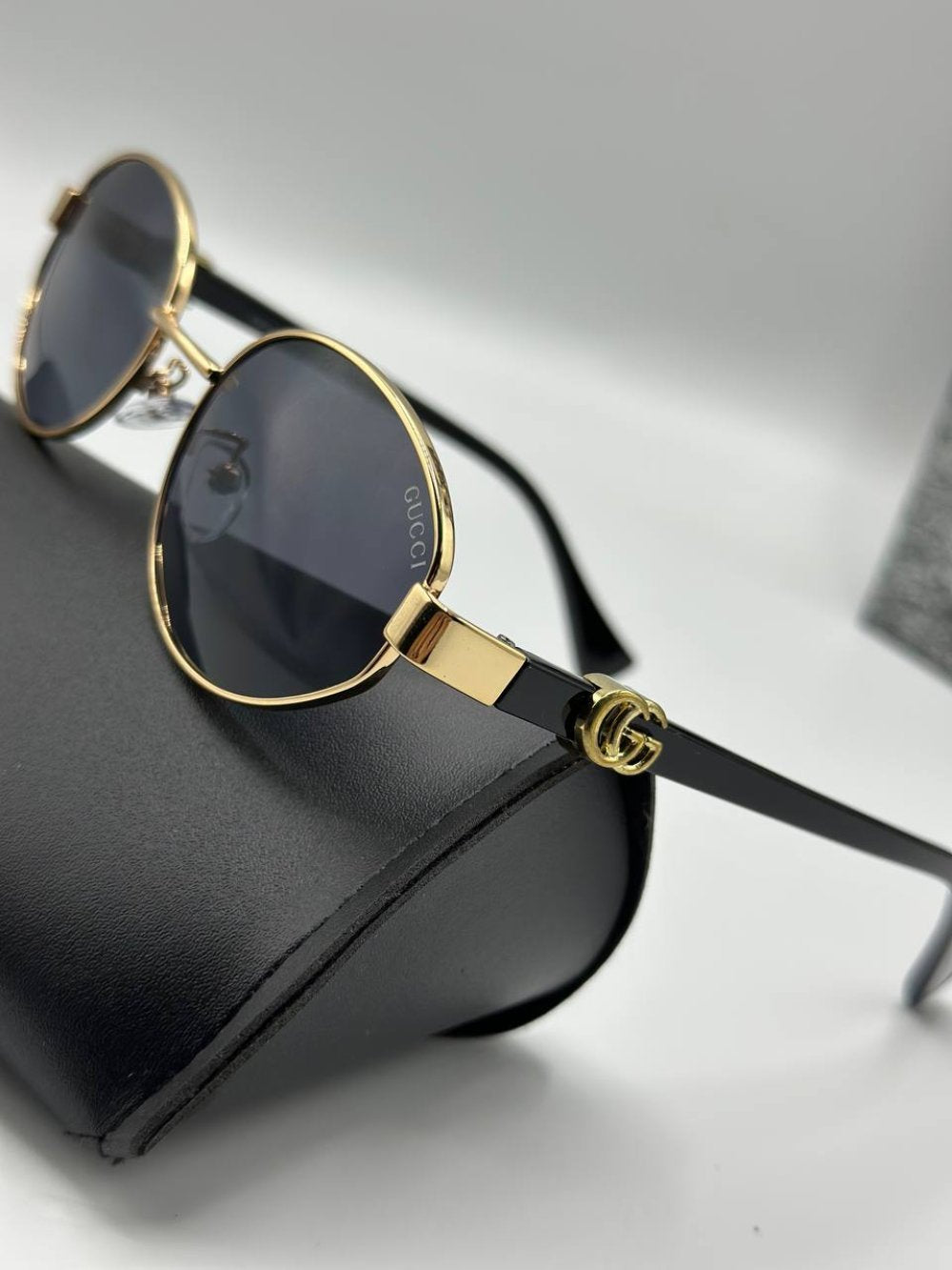 Gucci Small Round Gold İthal Kadın Gözlük G4466-VLL
