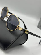 Gucci Small Round Gold İthal Kadın Gözlük G4466-VLL