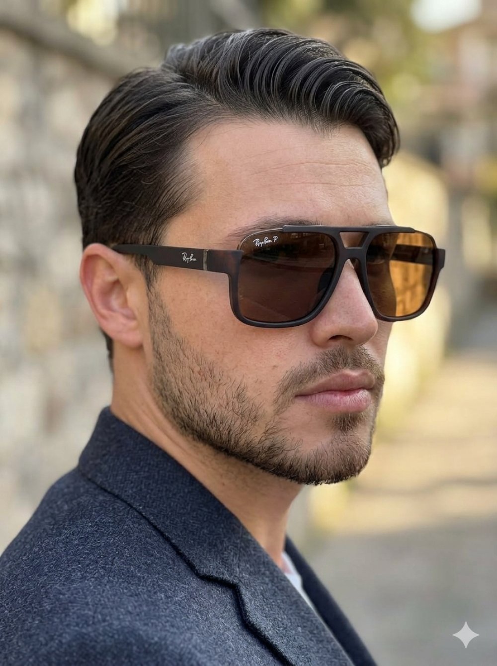 Rayban RB 4411 Kahverengi Polarize İthal Erkek Gözlük G4482-VLL
