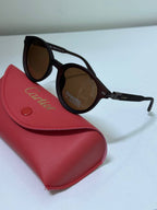Cartier Santos de Cartier Kahverengi İthal Erkek Gözlük G4542-ILY