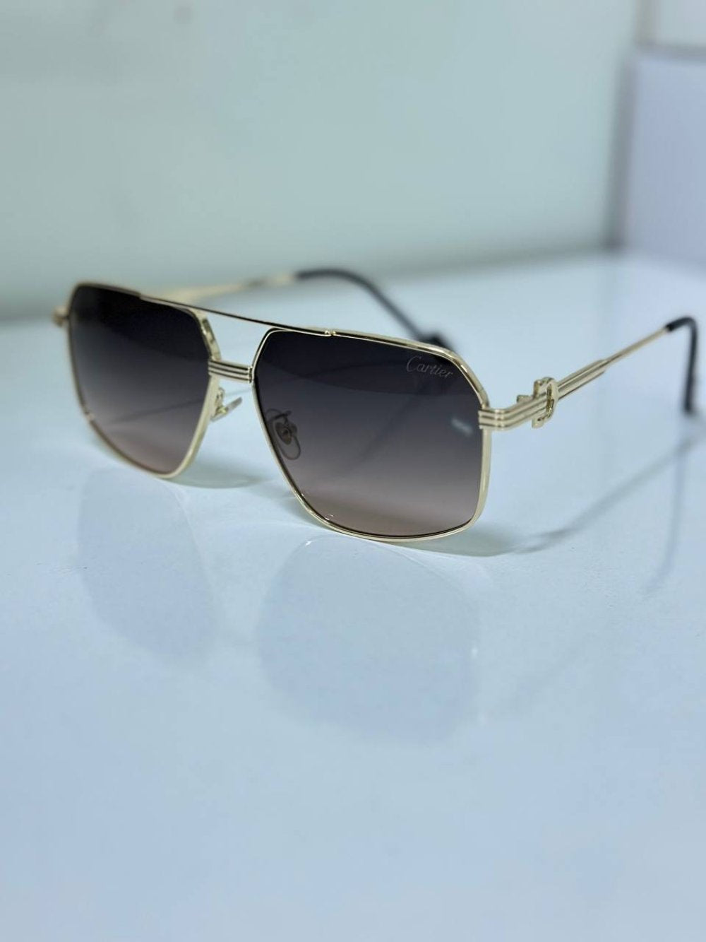 Cartier  CT0270S kahverengi degrade İthal Erkek Gözlük G4549-VLL Ürün ikincil görseli