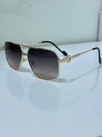 Cartier  CT0270S kahverengi degrade İthal Erkek Gözlük G4549-VLL