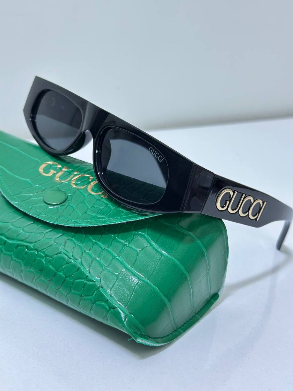 Gucci Siyah İthal Kadın Gözlük Gözlük G4582-VLL