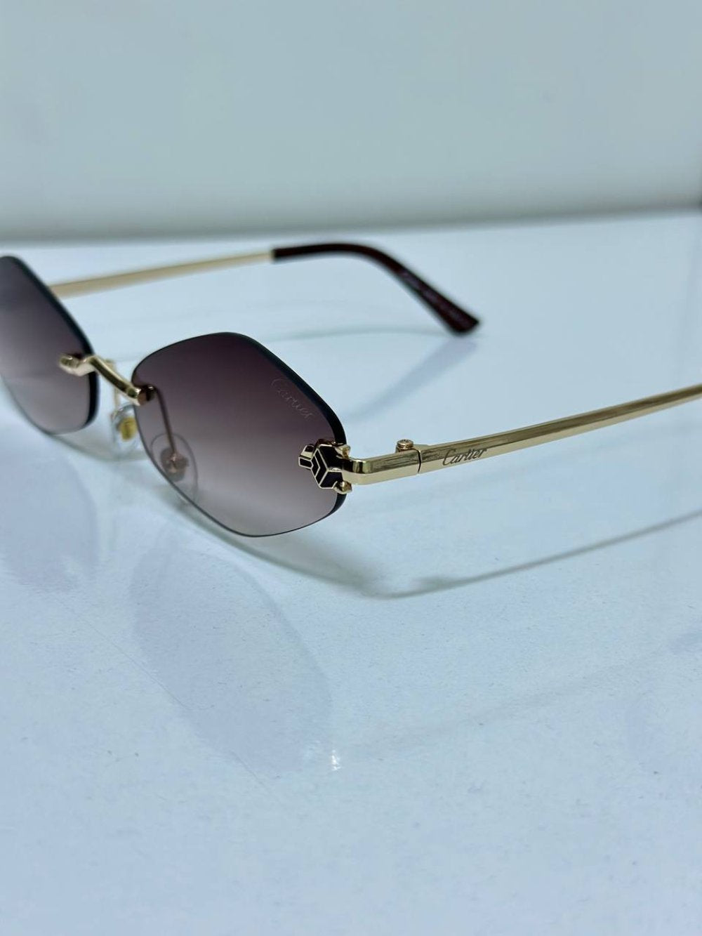 Cartier Kahverengi İthal Kadın Gözlük G4586-ILY