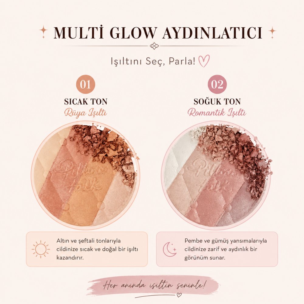 Dream Light: Pillow Talk Multi-glow Highlighter Aydınlatıcı  KZM-0001