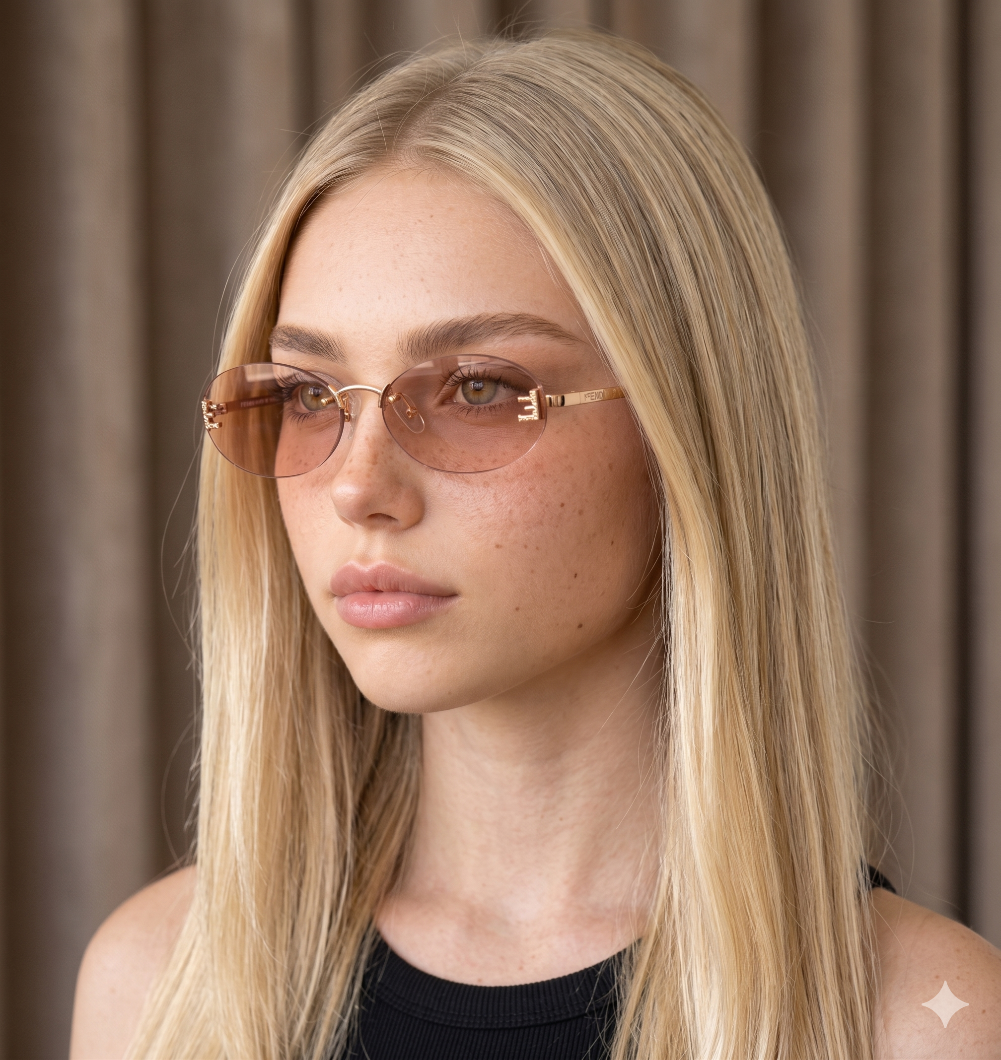 Fendi Pembe İthal Kadın Gözlük P0447