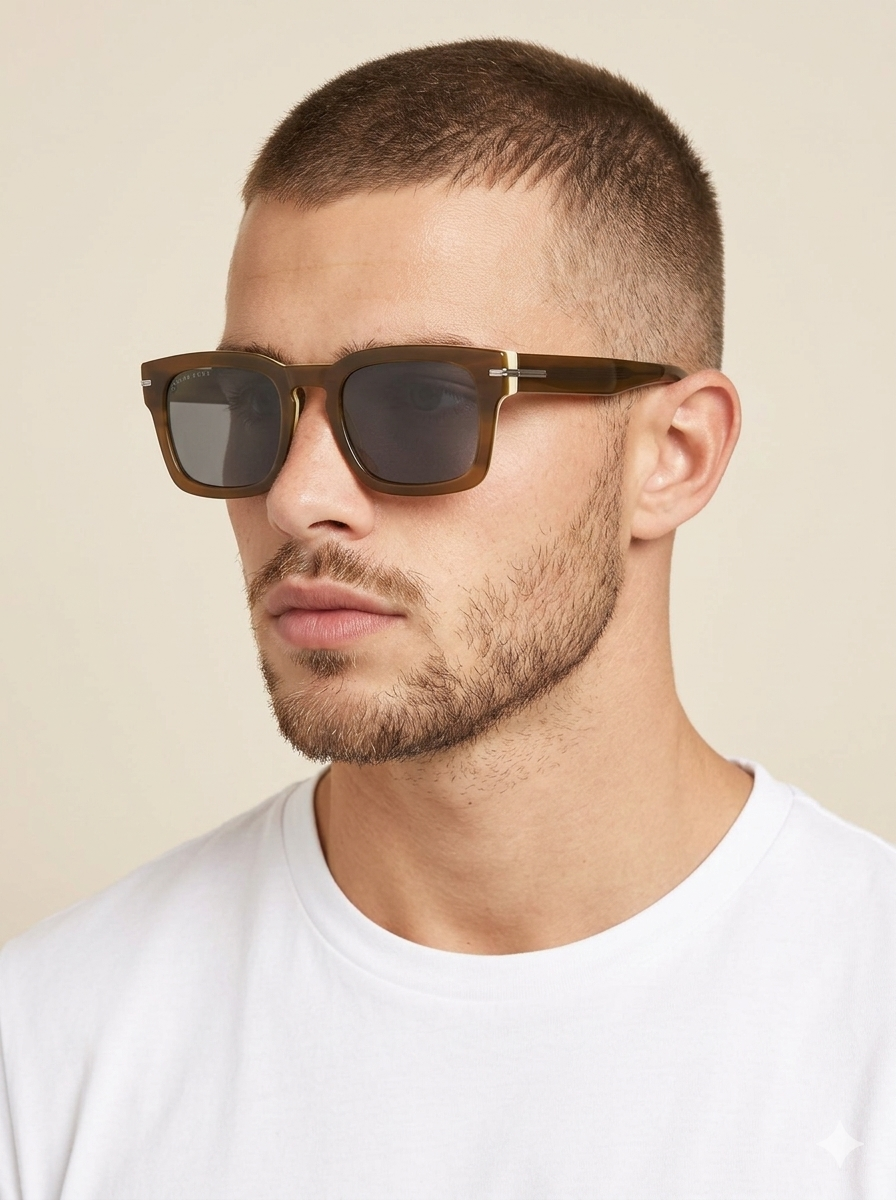 Hugo Boss Bej İthal Erkek Güneş Gözlüğü P0464