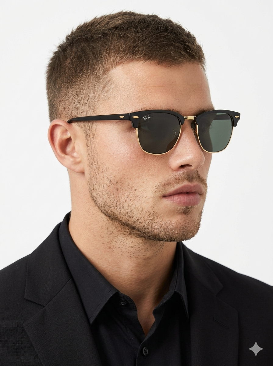 Rayban Clubmaster İthal Erkek Güneş Gözlüğü P0454 Ürün ana görseli