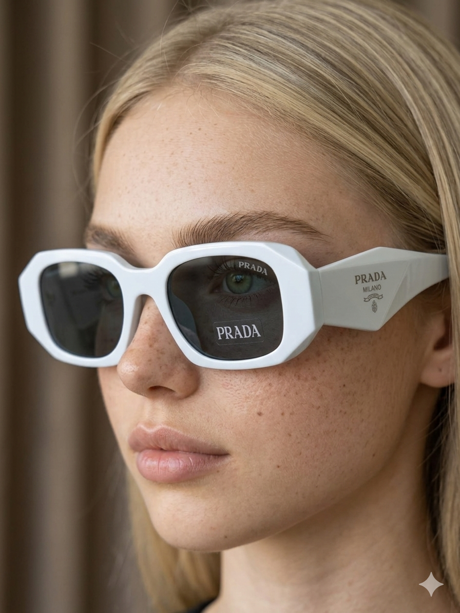 Prada Beyaz İthal Kadın Gözlük P0403